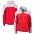 thumbnail image 1 of Women's Cutter & Buck Red/Gray New York Yankees Charter Eco Recycled Anorak Jacket, 1 of 3