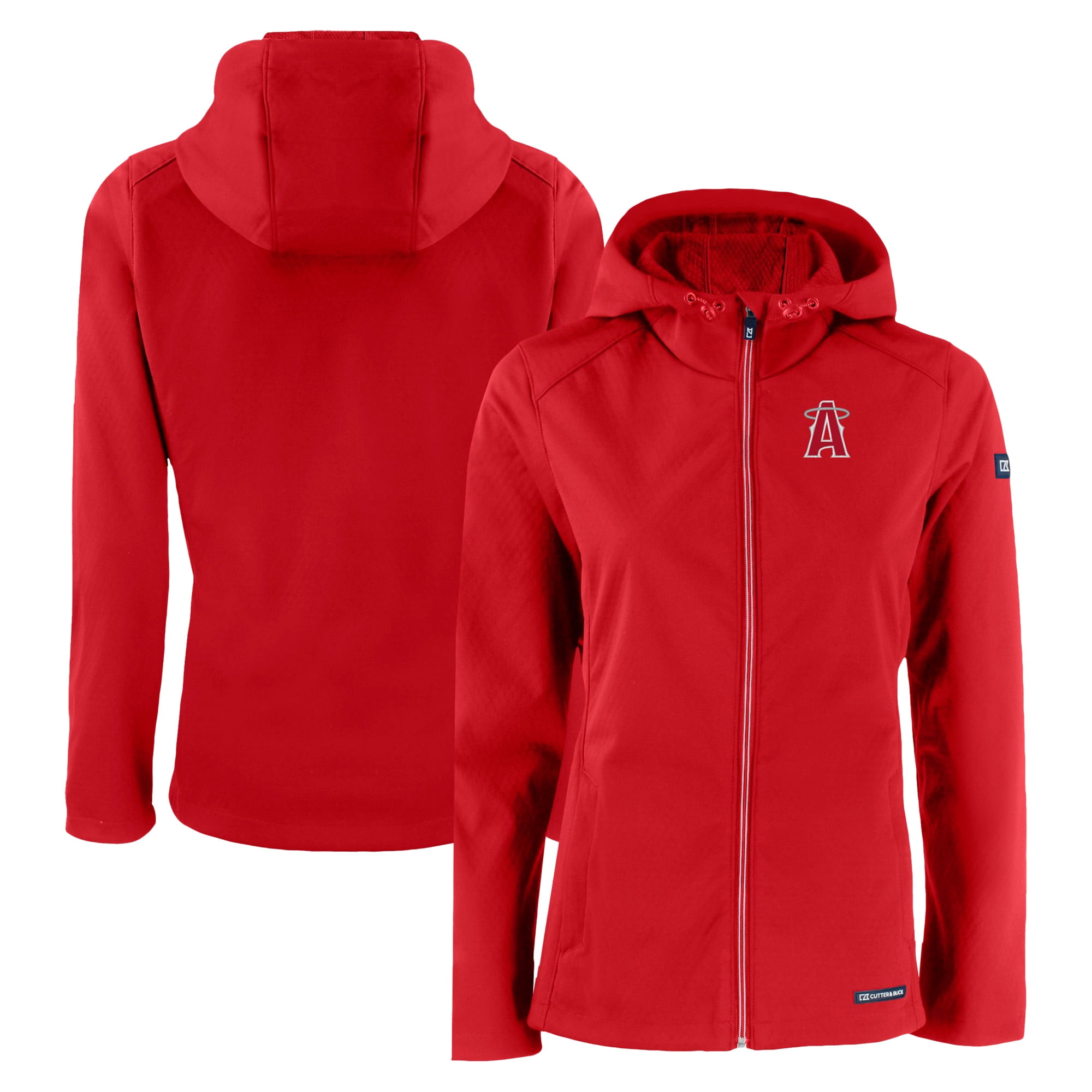 Women's Cutter & Buck Red Los Angeles Angels City Connect Evoke Eco ...