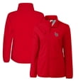 thumbnail image 1 of Women's Cutter & Buck  Red Louisville Bats Clique Trail Stretch Softshell Full-Zip Jacket, 1 of 3