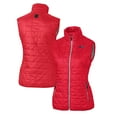 thumbnail image 1 of Women's Cutter & Buck Red New York Jets    Rainier PrimaLoft Eco Insulated Full-Zip Printed Puffer Vest, 1 of 3