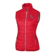 thumbnail image 1 of Women's Cutter & Buck Red Ole Miss Rebels Rainier PrimaLoft Eco Full-Zip Vest, 1 of 1