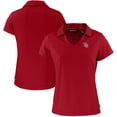 thumbnail image 1 of Women's Cutter & Buck  Red Tampa Bay Rays Daybreak Eco Recycled V-Neck Polo, 1 of 3