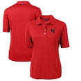 thumbnail image 1 of Women's Cutter & Buck Red Western Kentucky Hilltoppers Team Virtue Eco Pique Recycled Polo, 1 of 3