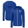 thumbnail image 1 of Women's Cutter & Buck Royal Duke Blue Devils Daybreak Eco Recycled Full-Zip Hoodie, 1 of 3