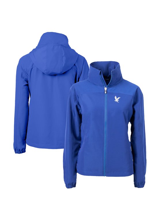 Women's Cutter & Buck Royal Embry Riddle Eagles Charter Eco Recycled Full-Zip Jacket