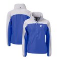 thumbnail image 1 of Women's Cutter & Buck  Royal Embry Riddle Eagles Charter Eco Recycled Half-Zip Anorak Jacket, 1 of 3