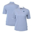 thumbnail image 1 of Women's Cutter & Buck  Royal Florida Gators DryTec Virtue Eco Pique Stripe Recycled Polo, 1 of 3
