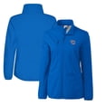 thumbnail image 1 of Women's Cutter & Buck  Royal Iowa Cubs Clique Trail Stretch Softshell Full-Zip Jacket, 1 of 3