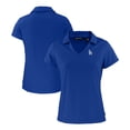 thumbnail image 1 of Women's Cutter & Buck  Royal Los Angeles Dodgers Daybreak Eco Recycled V-Neck Polo, 1 of 3