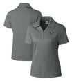 thumbnail image 1 of Women's Cutter & Buck Steel Auburn Tigers CB DryTec Genre Textured Solid Polo, 1 of 3