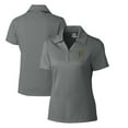 thumbnail image 1 of Women's Cutter & Buck Steel Grambling Tigers CB DryTec Genre Textured Solid Polo, 1 of 3