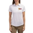 thumbnail image 1 of Women's Cutter & Buck White Arizona State Sun Devils Prospect Eco Textured Stretch Recycled Polo, 1 of 2