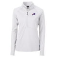 thumbnail image 1 of Women's Cutter & Buck White Buffalo Bills Adapt Eco Knit Half-Zip Pullover Jacket, 1 of 1