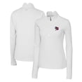 thumbnail image 1 of Women's Cutter & Buck  White Buffalo Bisons Traverse DryTec Stretch Quarter-Zip Pullover Top, 1 of 3