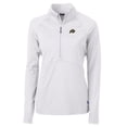 thumbnail image 1 of Women's Cutter & Buck White Colorado Buffaloes Adapt Eco Knit Half-Zip Pullover Jacket, 1 of 1
