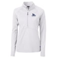 thumbnail image 1 of Women's Cutter & Buck White Creighton Bluejays Adapt Eco Knit Half-Zip Pullover Jacket, 1 of 1