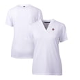 thumbnail image 1 of Women's Cutter & Buck White ECU Pirates Forge Stretch Blade V-Neck Top, 1 of 3