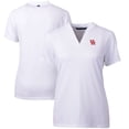 thumbnail image 1 of Women's Cutter & Buck White Houston Cougars Forge Blade V-Neck Top, 1 of 3