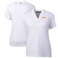 thumbnail image 1 of Women's Cutter & Buck  White Idaho State Bengals  DryTec Forge Stretch V-Neck Blade Top, 1 of 3