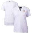 thumbnail image 1 of Women's Cutter & Buck White Iowa State Cyclones Forge Blade V-Neck Top, 1 of 3