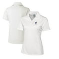 thumbnail image 1 of Women's Cutter & Buck White Kansas Jayhawks CB DryTec Genre Textured Solid Polo, 1 of 3