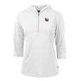 thumbnail image 1 of Women's Cutter & Buck White Lamar Cardinals Virtue Eco Pique Half-Zip 3/4 Sleeve Pullover Hoodie, 1 of 1