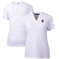 thumbnail image 1 of Women's Cutter & Buck  White Memphis Redbirds Forge DryTec Heathered Stretch Blade Top, 1 of 3