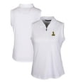 thumbnail image 1 of Women's Cutter & Buck White Northern Arizona Lumberjacks Forge Stretch Sleeveless Polo, 1 of 3
