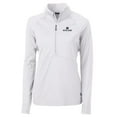 thumbnail image 1 of Women's Cutter & Buck White Notre Dame Fighting Irish Adapt Eco Knit Half-Zip Pullover Jacket, 1 of 1