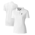 thumbnail image 1 of Women's Cutter & Buck White Ohio State Buckeyes Advantage Tri-Blend Pique Polo, 1 of 3