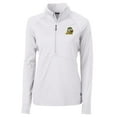 thumbnail image 1 of Women's Cutter & Buck White Oregon Ducks Adapt Eco Knit Half-Zip Pullover Jacket, 1 of 1