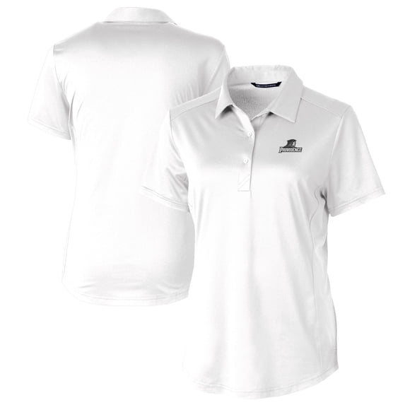Women's Cutter & Buck White Providence Friars Prospect Textured Stretch Polo