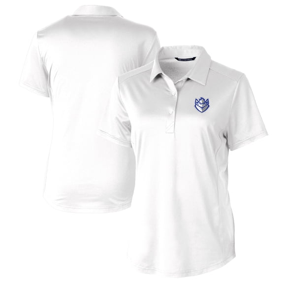 Women's Cutter & Buck White Saint Louis Billikens Prospect Textured Stretch Polo