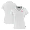 thumbnail image 1 of Women's Cutter & Buck  White San Diego Padres City Connect Daybreak Eco Recycled V-Neck Polo, 1 of 3