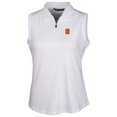 thumbnail image 1 of Women's Cutter & Buck White Syracuse Orange Forge Sleeveless Polo, 1 of 1