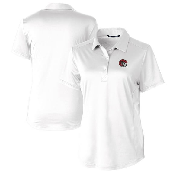 Women's Cutter & Buck White Winston-Salem State Rams Prospect Textured Stretch Polo
