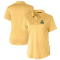thumbnail image 1 of Women's Cutter & Buck Yellow UNC Wilmington Seahawks Prospect Textured Stretch Polo, 1 of 3