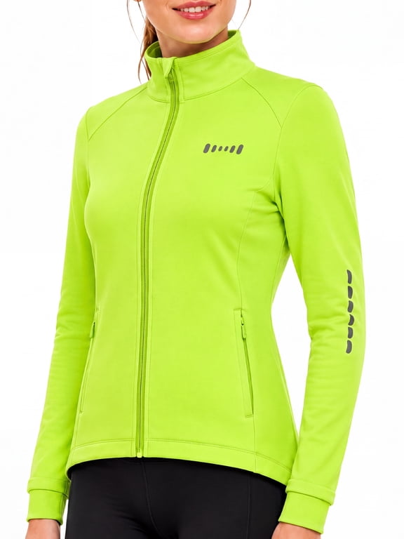 Women's Cycling Jacket Windproof Thermal Winter Running Cold Weather Bicycle Biking Jacket Softshell Warm