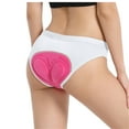 thumbnail image 1 of Women's Cycling Briefs 3D Thickened Silicone Cushion Briefs Lightweight Quick Drying No Show Underwear Panties Bikini for Women Seamless Womens Panties Bikini Nylon Silk Thongs for Women Women Briefs, 1 of 7