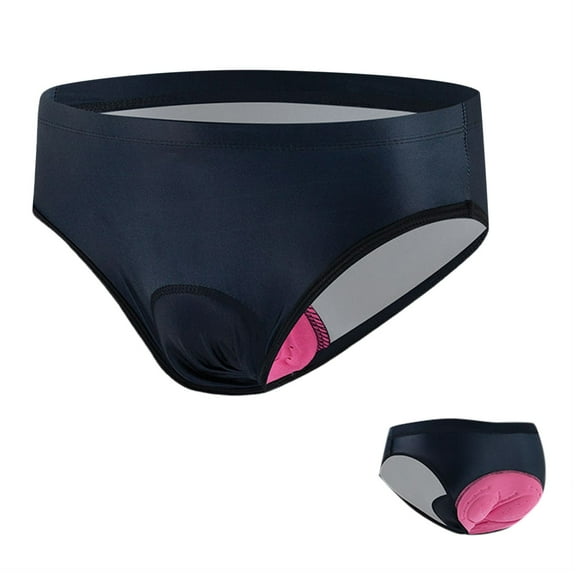 Women's Cycling Briefs 3D Thickened Silicone Cushion Briefs Lightweight Quick Drying