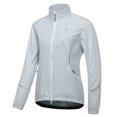 thumbnail image 1 of Women's Cycling Jackets Reflective Packable Running Jacket Windproof Water-Resistant for Hiking Biking with 6 Pockets Cold Weather (White XS), 1 of 8