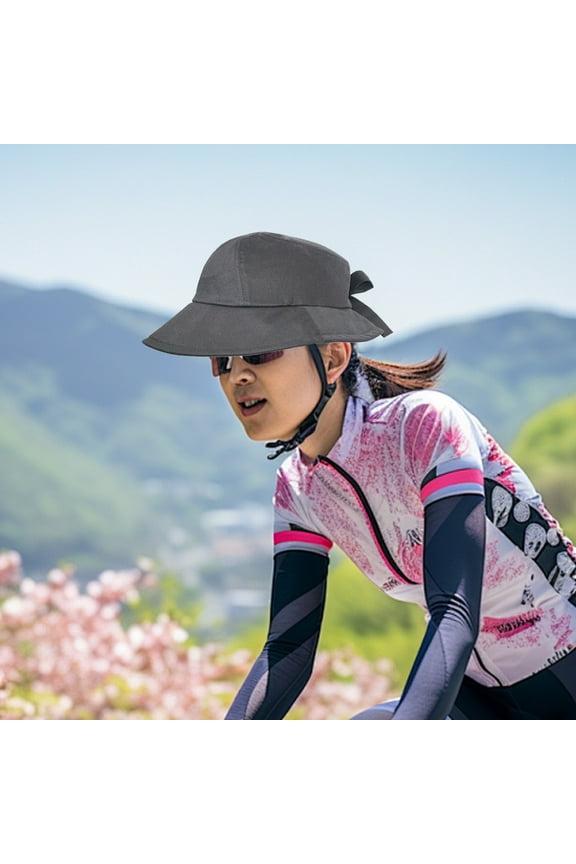 Women's Cycling Sun Hat for During Outdoor Adventures - for Biking and Mountaineering with Enhanced Shield and Wide Brim Design