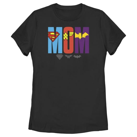 Women's DC Super Hero Girls Hero Mom Graphic Tee Black 2X Large