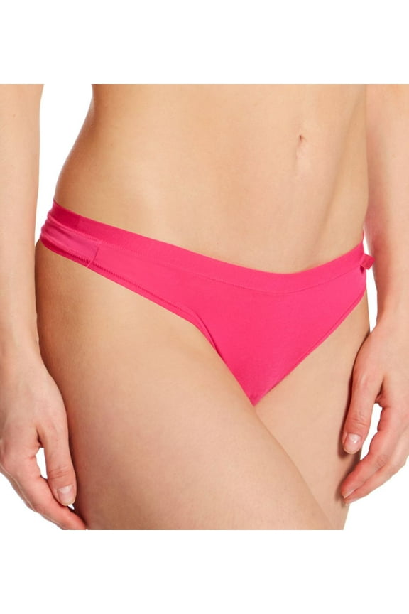 Women's DKNY DK8381 Modal Thong Panty (Beet XL)