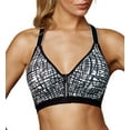 thumbnail image 1 of Women's DM7991 Secure Zip Front Underwire Racerback Sports Bra, 1 of 2