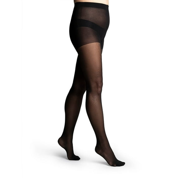 Sigvaris 982 Dynaven Sheer Closed Toe Pantyhose - 20-30 mmHg Black LS