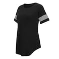 thumbnail image 1 of Women's Daily Casual Active Athletic T-Shirt For Daily Casual Wear Combine with Leggings Jeans Shorts Pants, 1 of 8