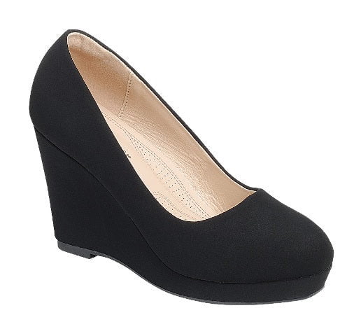 Women’s Daily Round Toe Wedge Heels