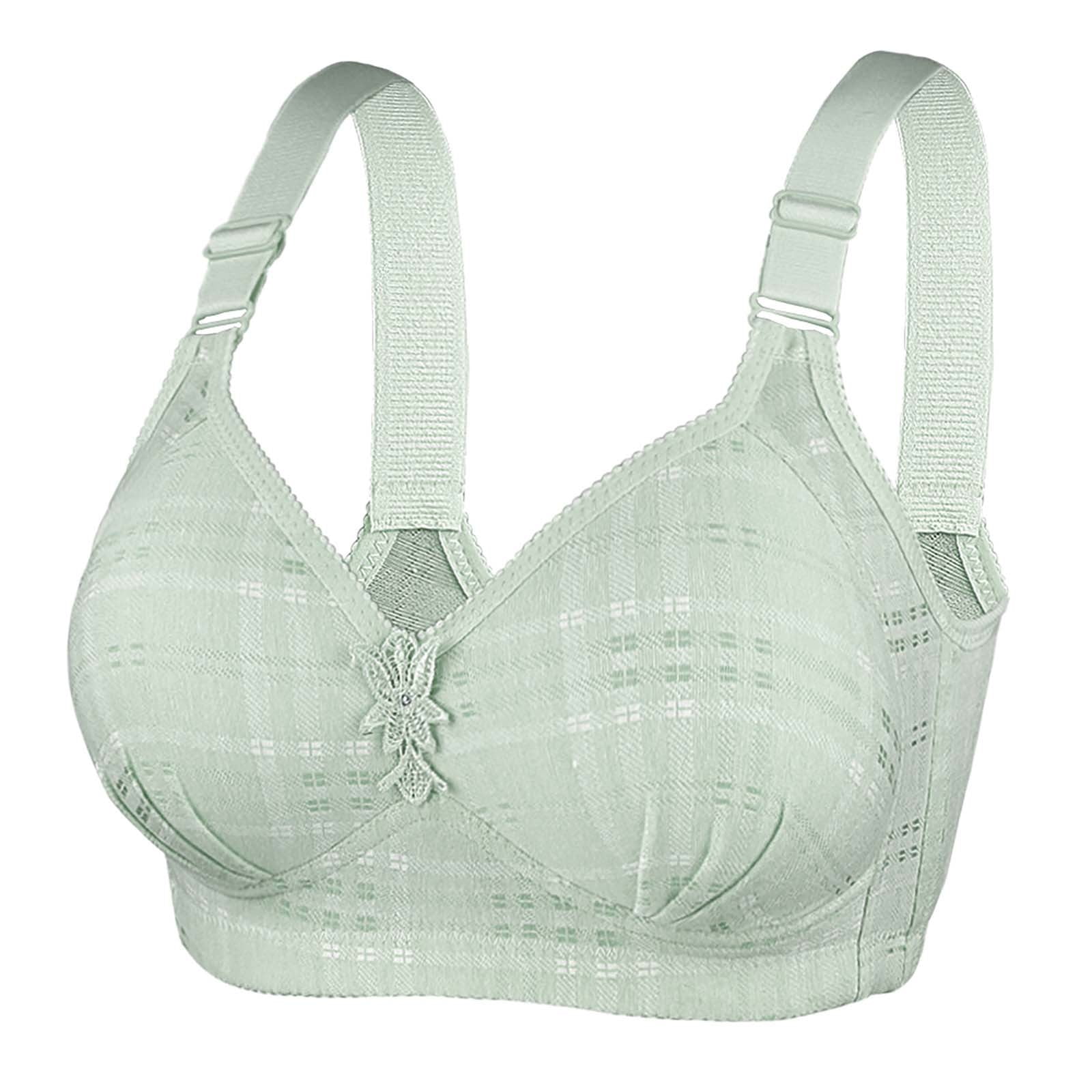 Women's Wireless Bras Closure Bra for Women Full Coverage Front Closure  Support Bra for Older Women Athletic, White, Small : : Clothing,  Shoes & Accessories