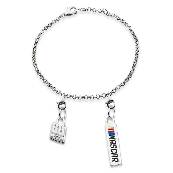 Women's Dale Earnhardt Jr. NASCAR 9.5" Charm Anklet
